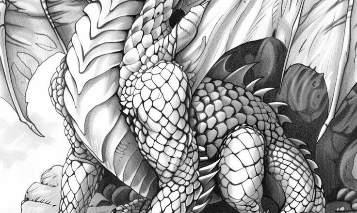 Free Printable Dragon Coloring Pages For Kids Adults Storiespub