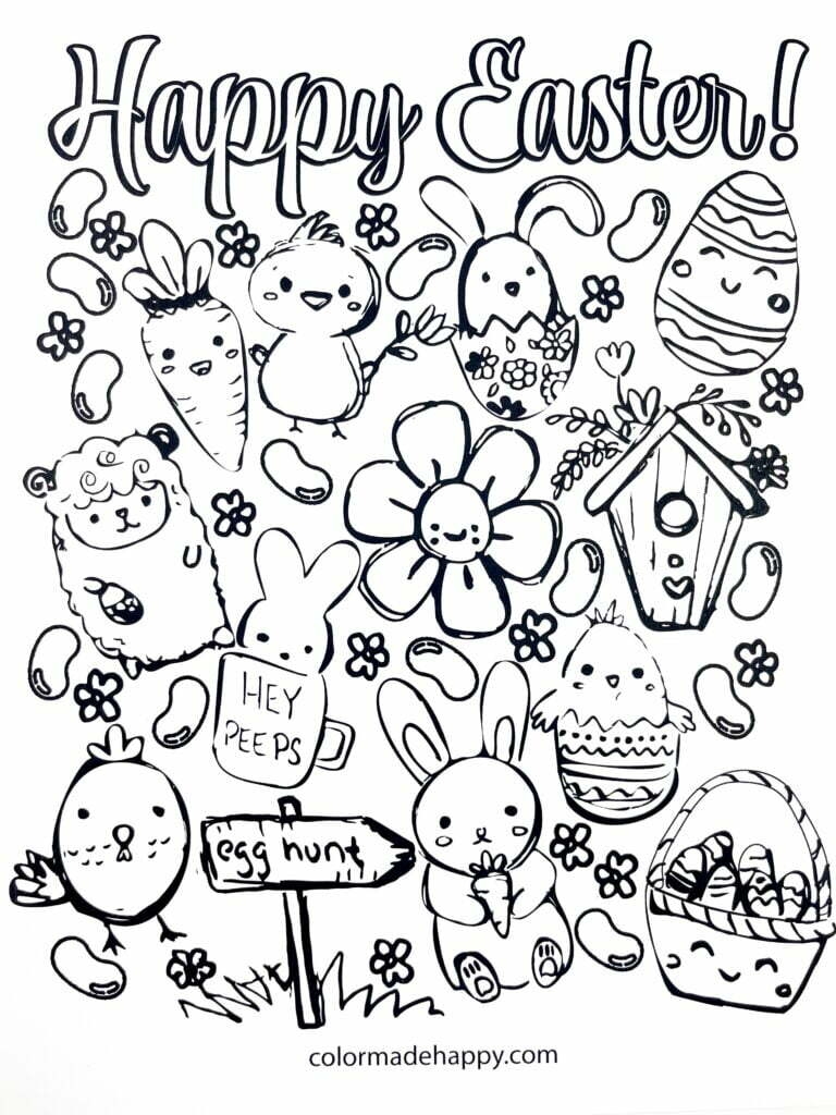 Free Printable Easter Coloring Pages Free Printable Easter Coloring Pages