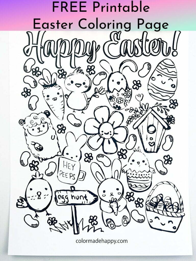 easter coloring pages printable