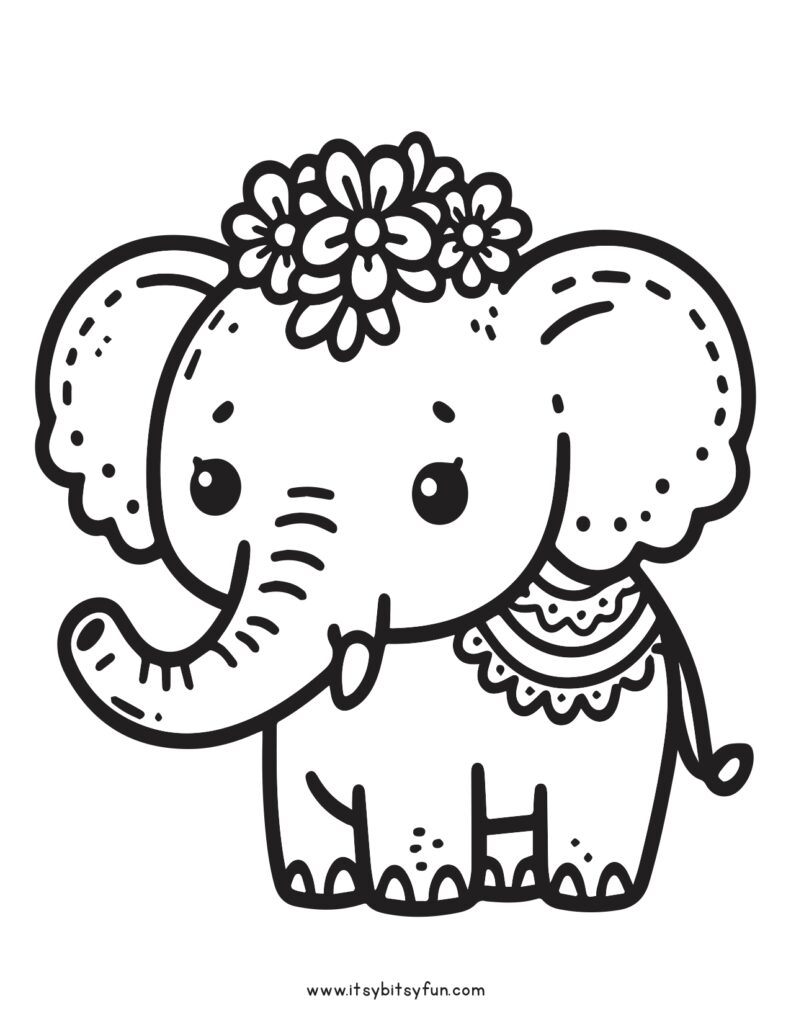 coloring book pages of elephants coloring book pages of elephants