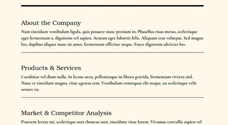 Free Printable Executive Summary Templates Canva