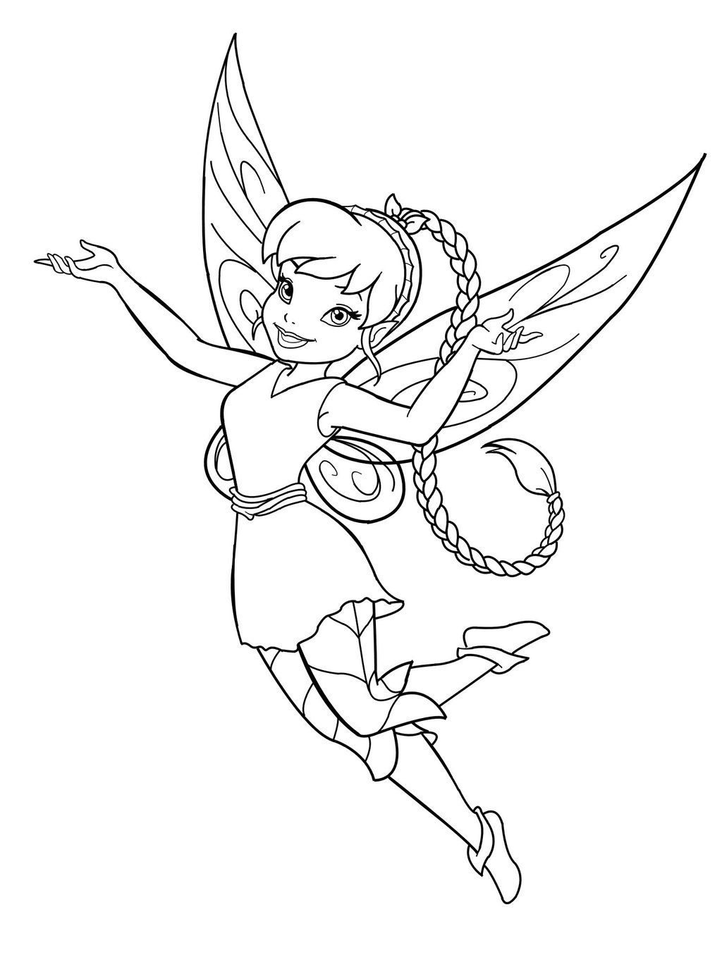 fairy printables coloring pages