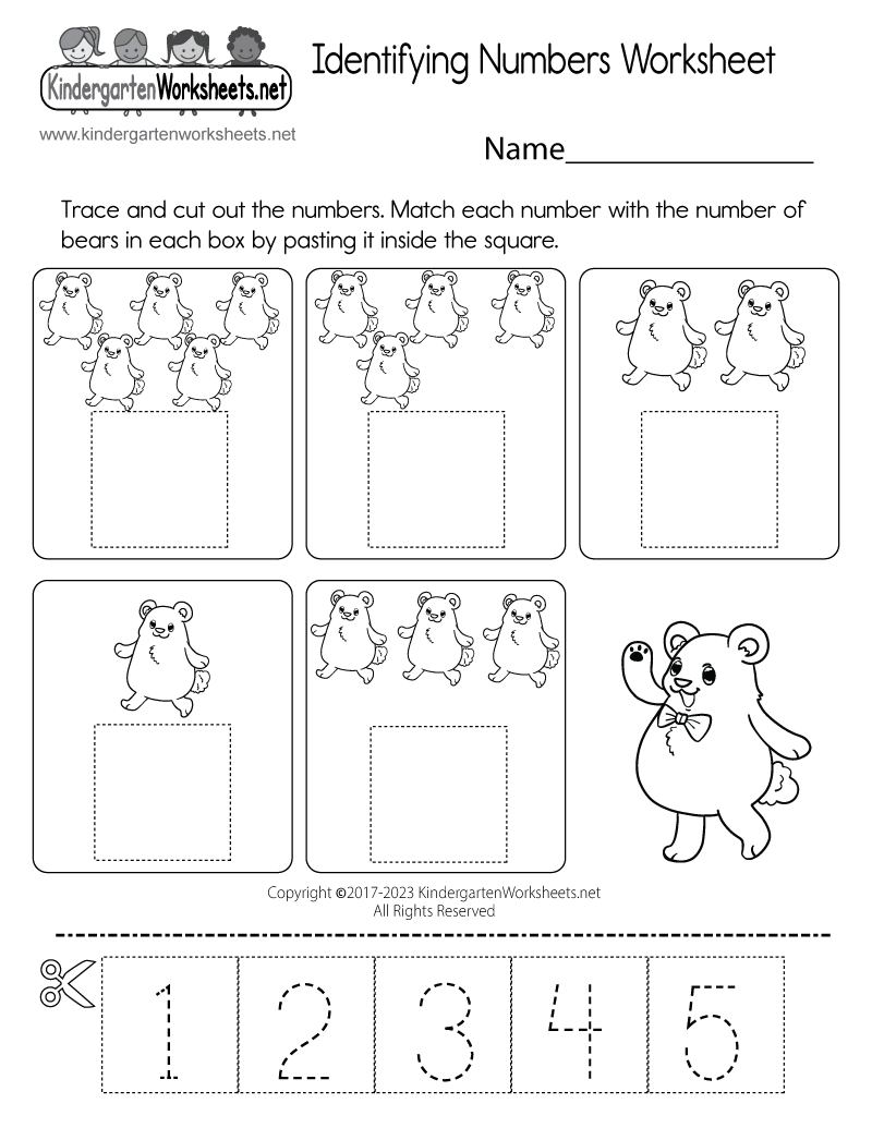 Free Printable Identifying Numbers Worksheet Free Printable Identifying Numbers Worksheet