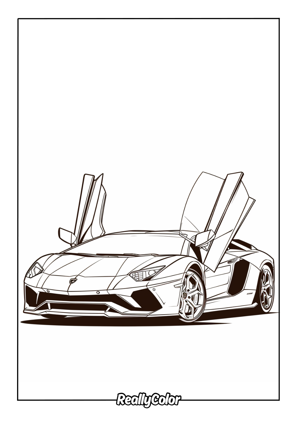 Free Printable Lamborghini Coloring Pages Free Printable Lamborghini Coloring Pages
