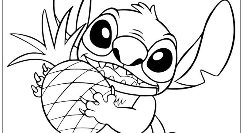 Free Printable Lilo Stitch Coloring Pages Disneyclips