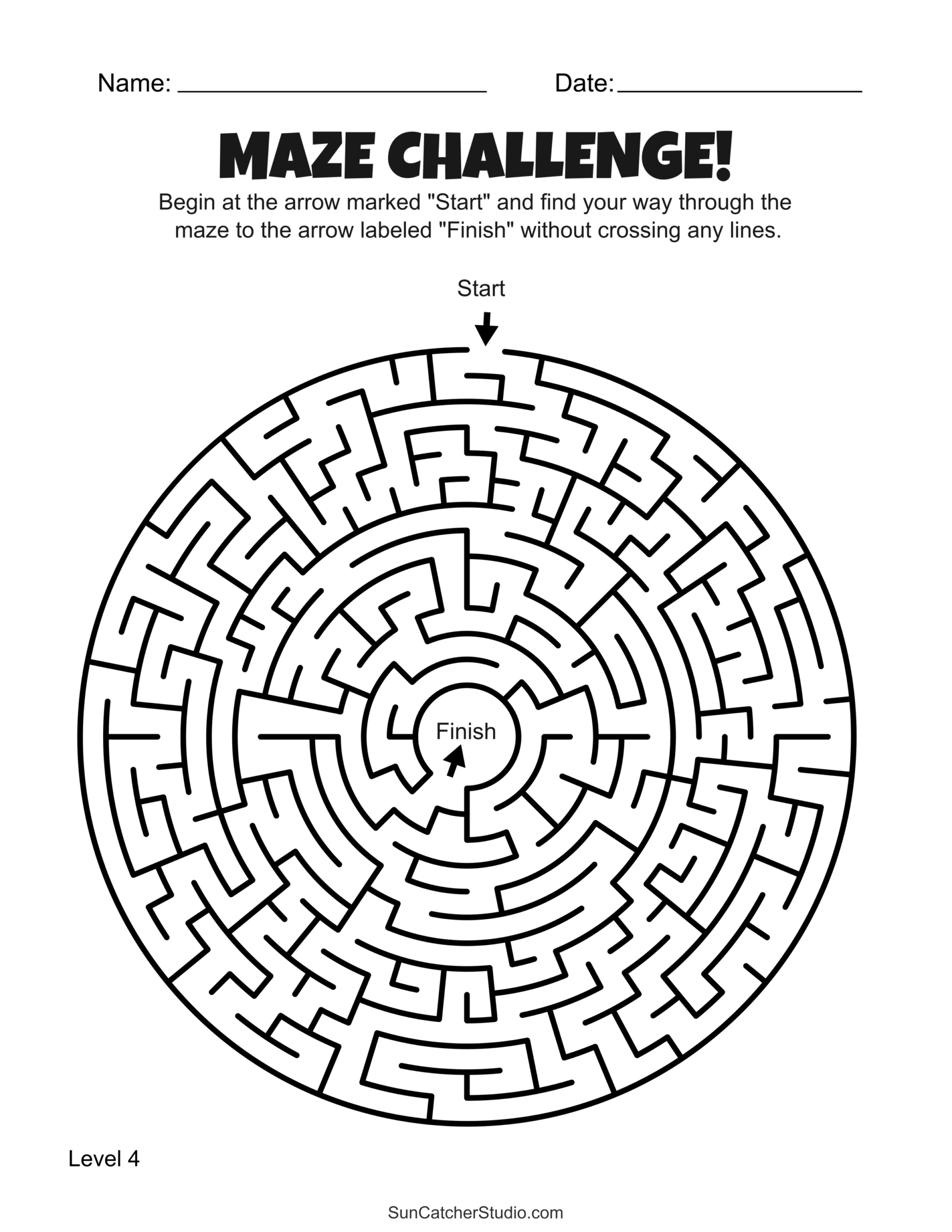 free printable mazes for kindergarten