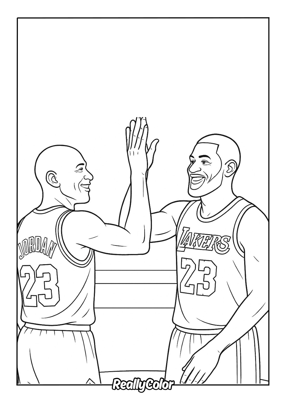 michael jordan coloring pages