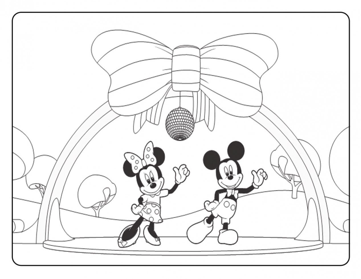Free Printable Mickey Mouse Clubhouse Coloring Pages By Ragilwk Medium