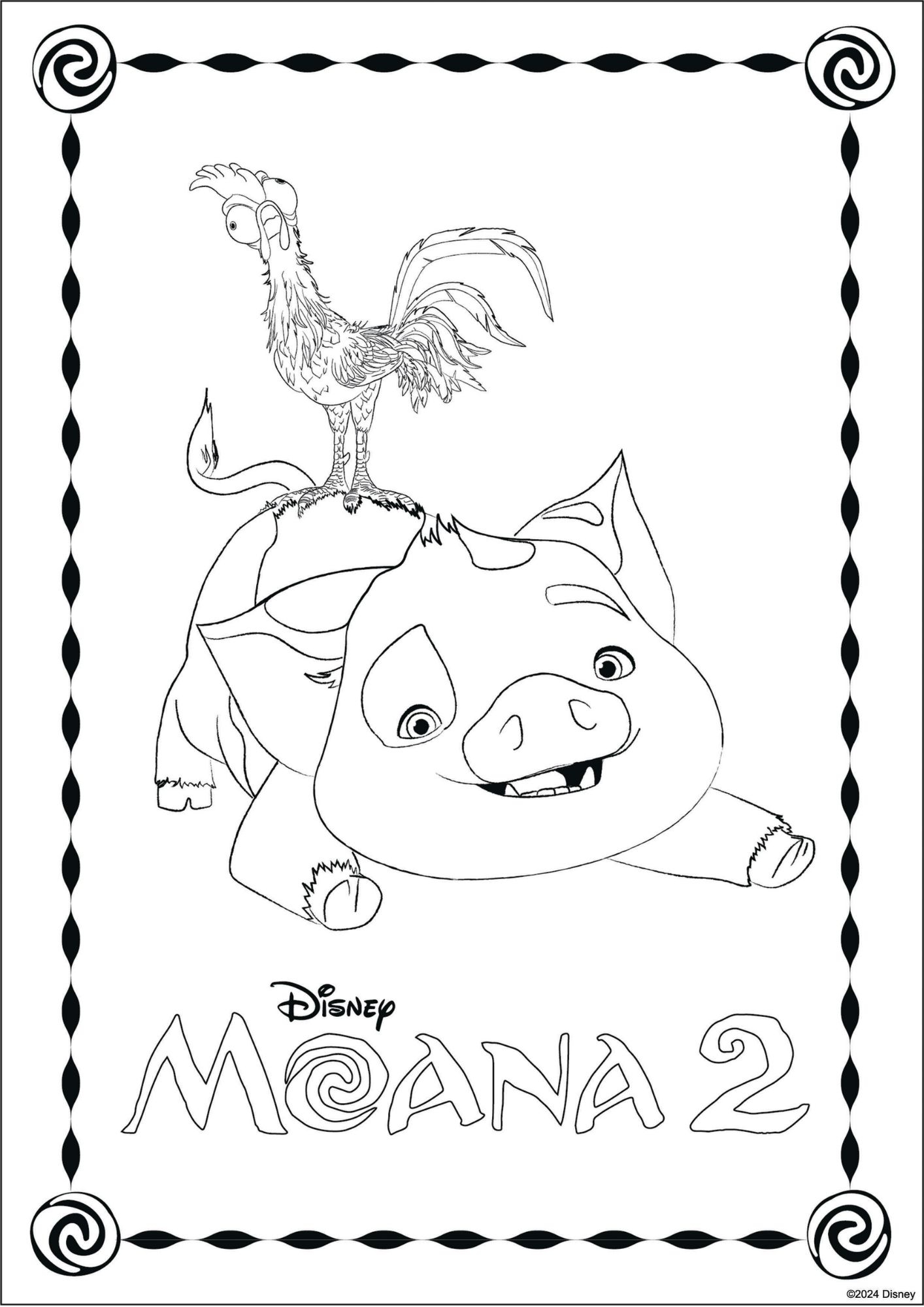 coloring pages moana coloring pages moana