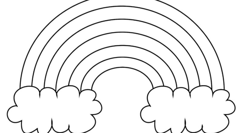 Free Printable Rainbow Coloring Pages What Mommy Does
