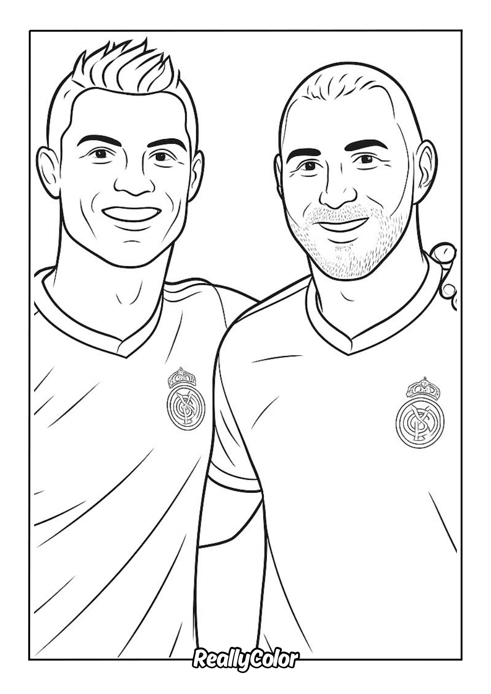 Free Printable Ronaldo Coloring Pages