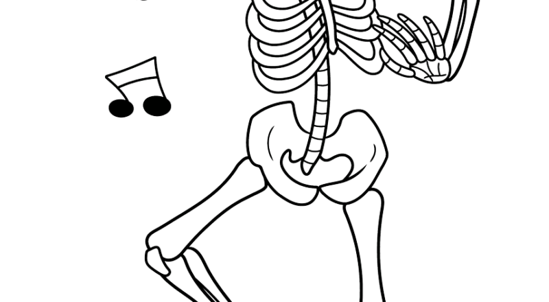 Free Skeletons Coloring Pages For Kids 11 Printable Sheets