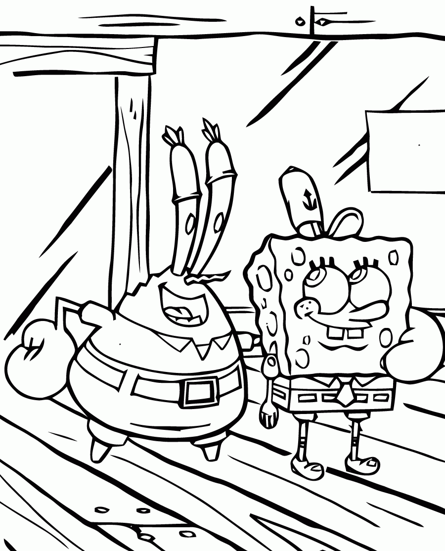spongebob printable coloring pages spongebob printable coloring pages