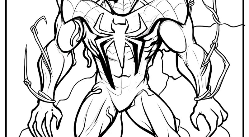 Free Venom Coloring Pages 15 Easy Printable PDFs