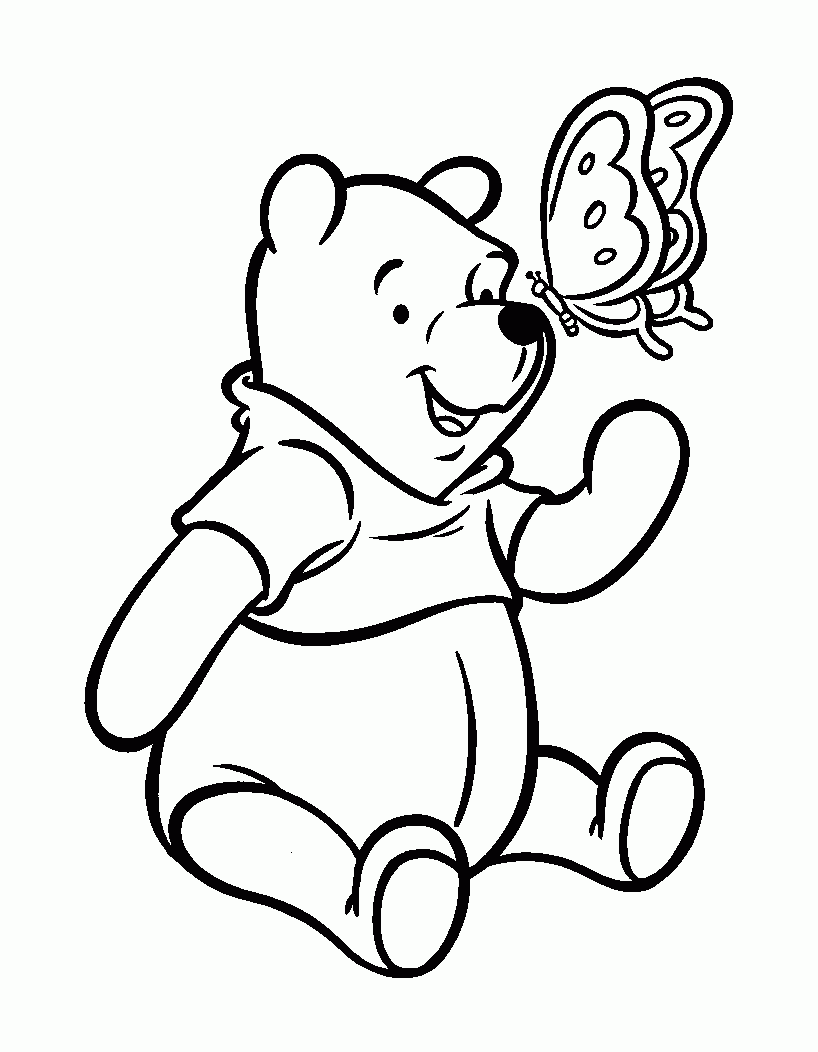 Free Winnie The Pooh Coloring Page To Download Winnie The Pooh Coloring Pages