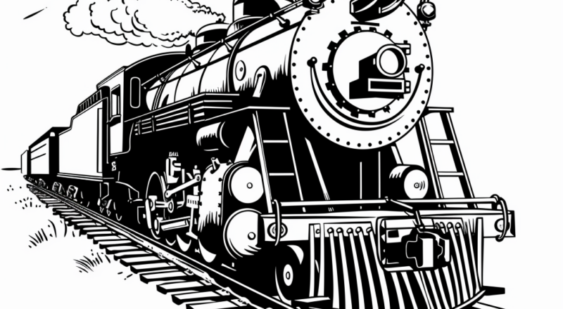 Freight Train Coloring Pages Free Printable
