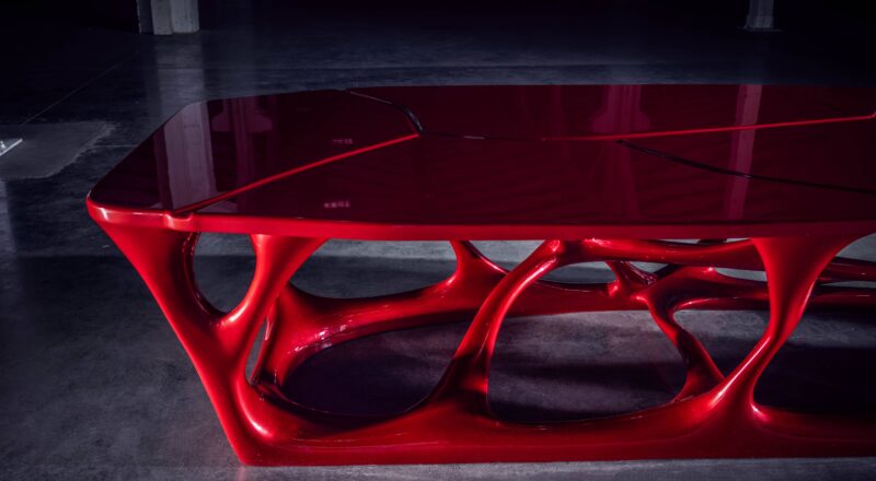 Futuristic Furniture Design The Rex Axon 3D Printed Conference Table 3DPrint Additive Manufacturing Business