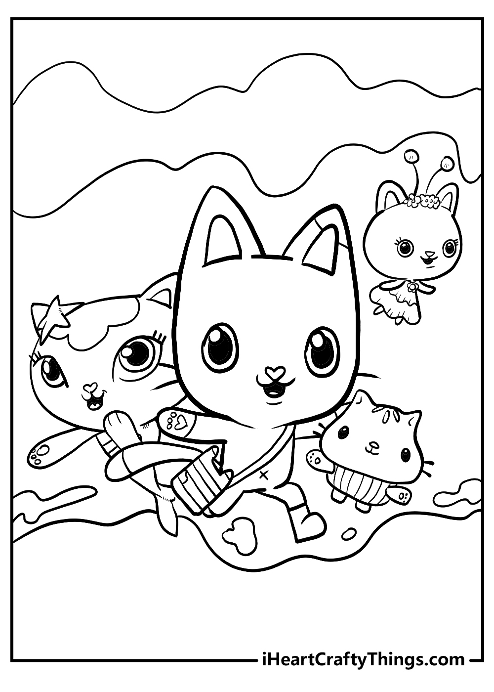 gabby dollhouse coloring pages gabby dollhouse coloring pages