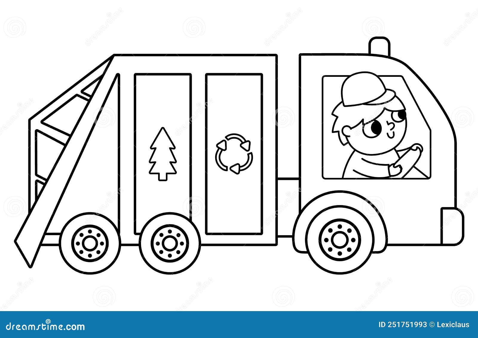 trash truck coloring page trash truck coloring page