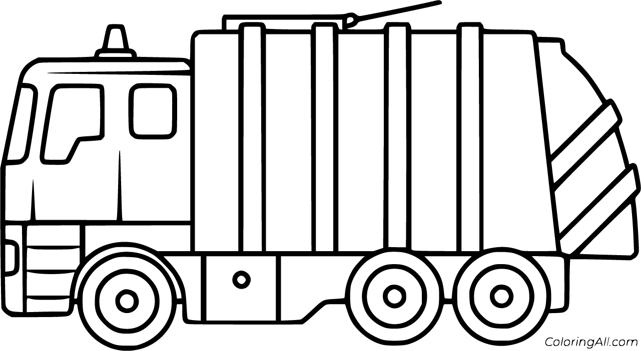 garbage truck coloring pages garbage truck coloring pages