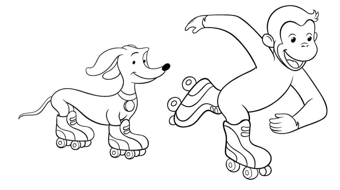 George And Hundley Coloring Page Kids Coloring Pages PBS KIDS For Parents