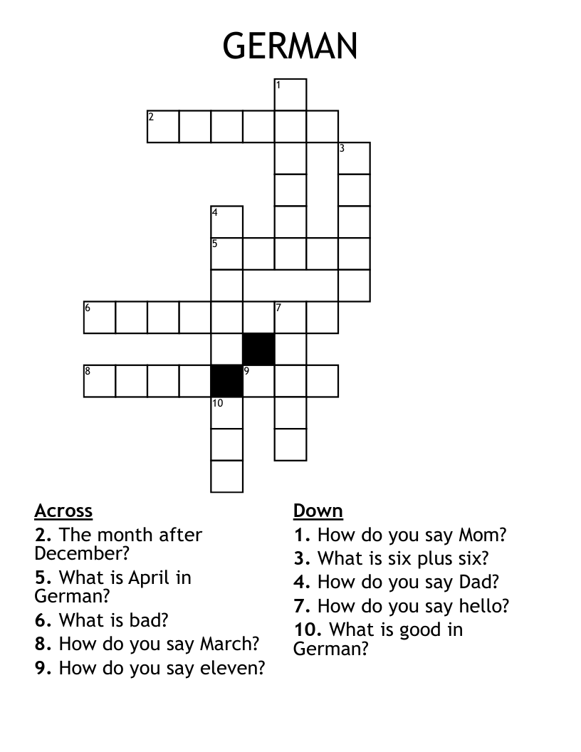 German Article Crossword Clue 3 Letters German Article Crossword Clue 3 Letters