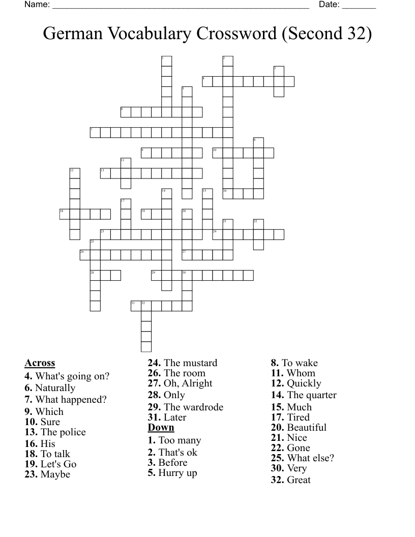 German Article Crossword Clue 3 Letters Letters German Article Crossword Clue 3 Letters Letters