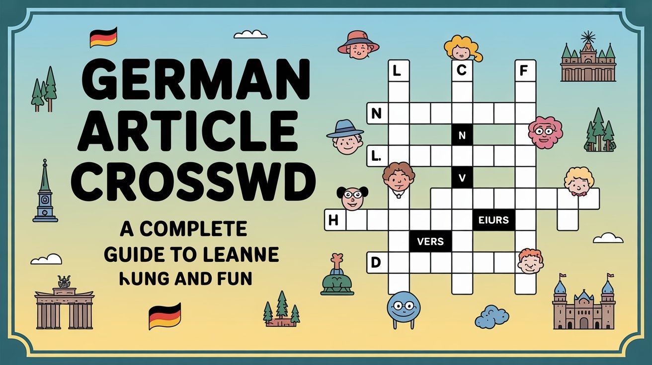 German Article Crossword Master Grammar With Fun German Article Crossword Master Grammar With Fun