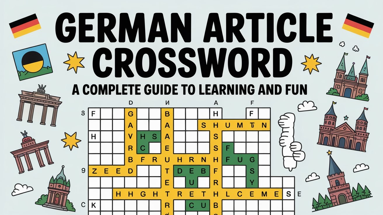 crossword german article crossword german article