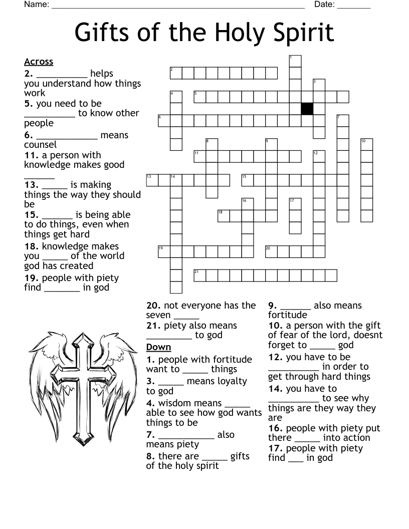 spirit crossword clue