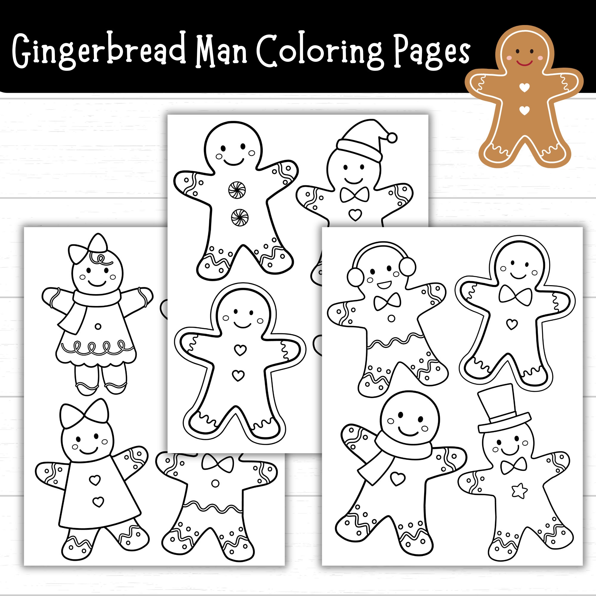 gingerbread man coloring page gingerbread man coloring page