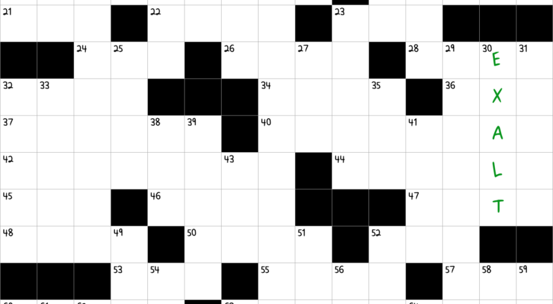 Glorify NYT Crossword Clue October 2 2024