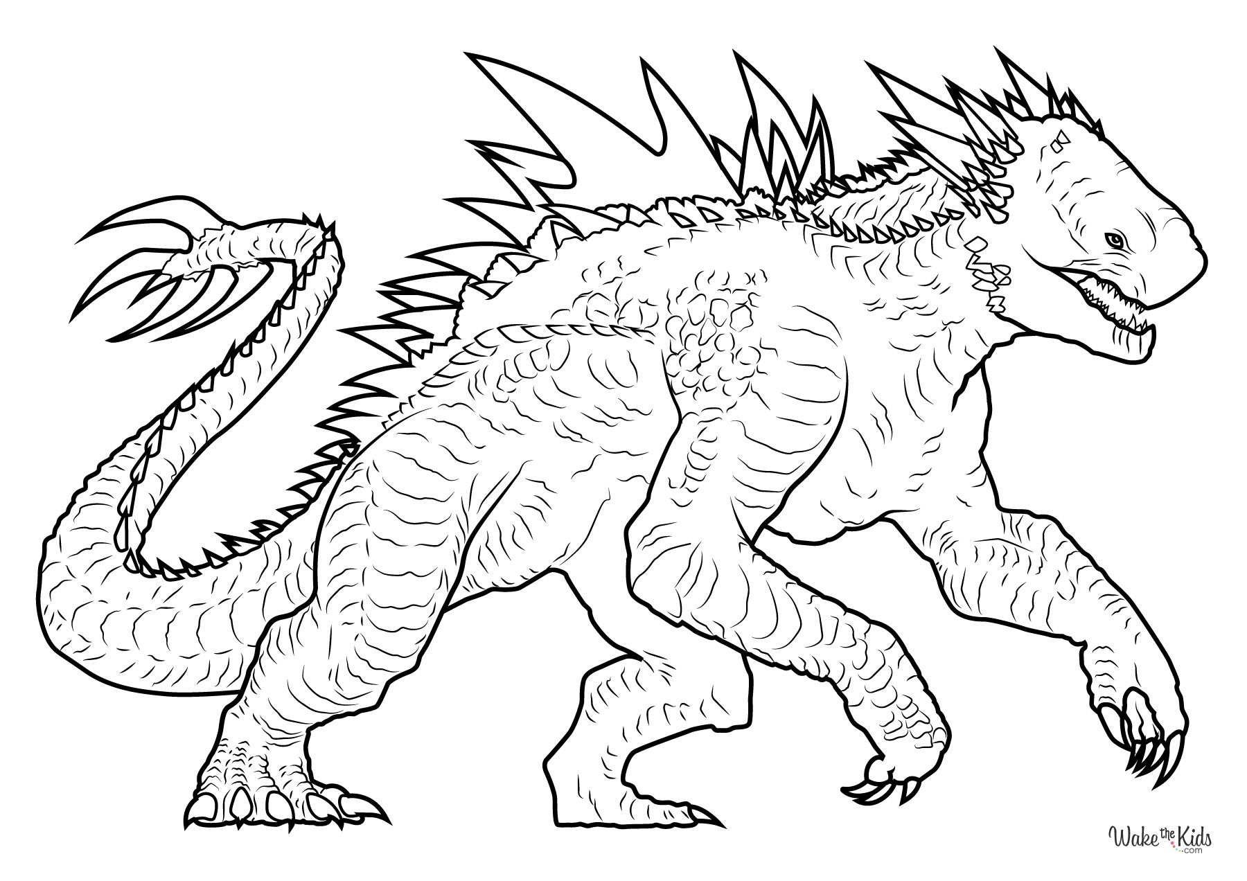 Godzilla Coloring Pages Free Printable PDFs WakeTheKids Godzilla Coloring Pages Free Printable PDFs WakeTheKids