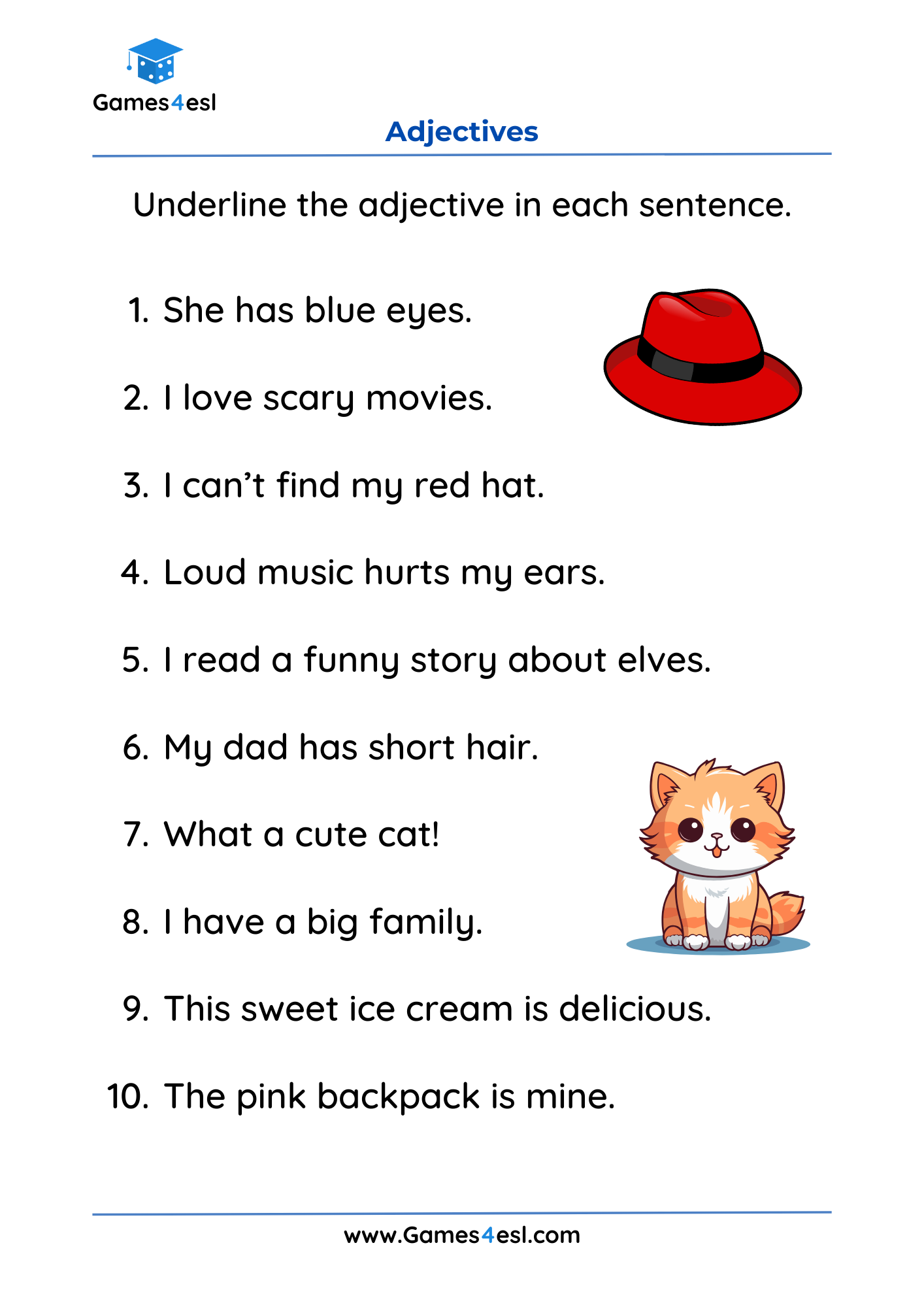 Grade 2 Worksheets Games4esl