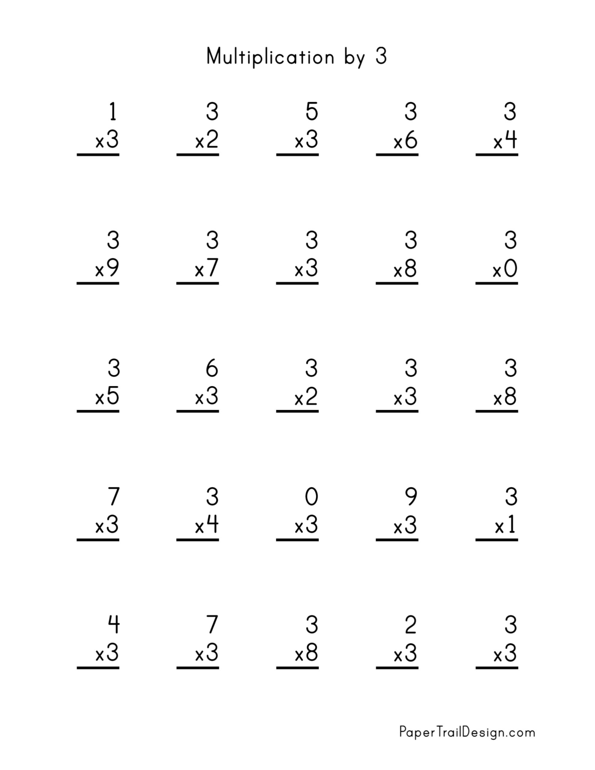 multiply by 3 worksheet multiply by 3 worksheet