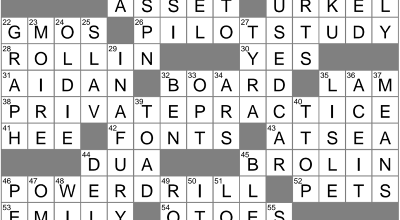 Gross Crossword Clue Archives LAXCrossword