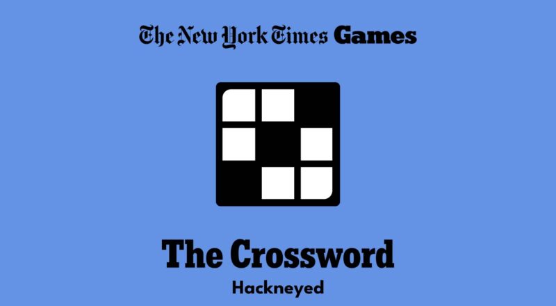 Hackneyed Crossword Clue Answer Power Up Gaming