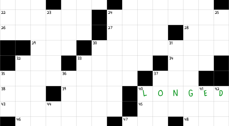 Had A Hankering NYT Crossword Clue August 16 2024