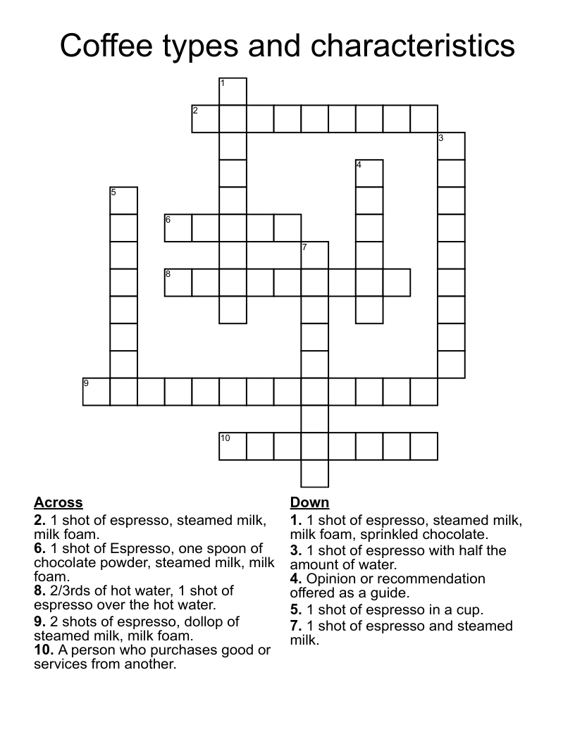 Hair Types And Characteristics Word Search WordMint