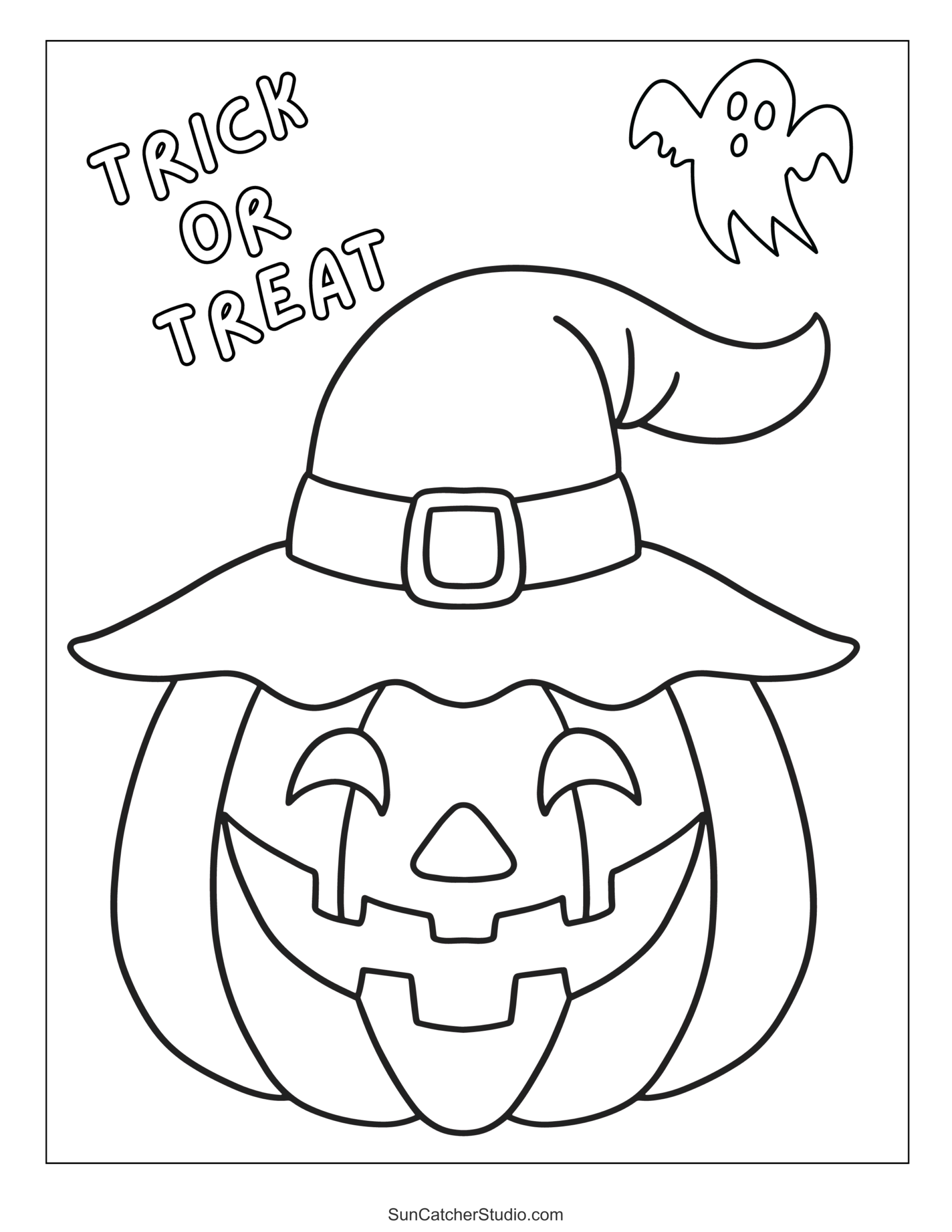 Halloween Coloring Pages And Coloring Sheets Free Printables Lettering SVG Files Tools Apps
