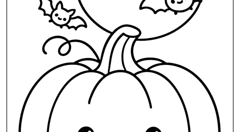 Halloween Pumpkin Coloring Pages Free PDF To Download And Print