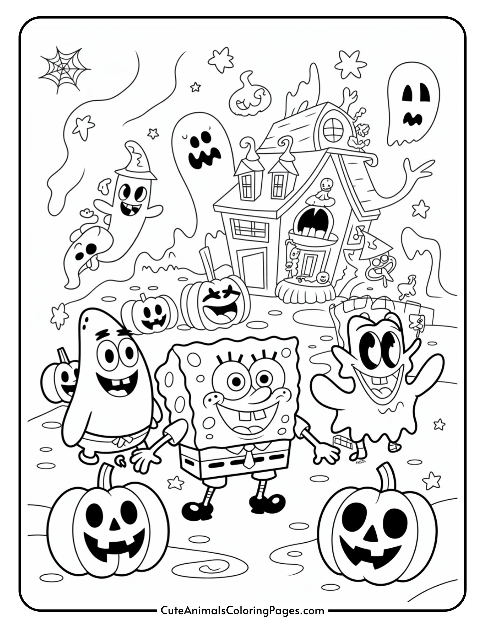 spongebob coloring page spongebob coloring page