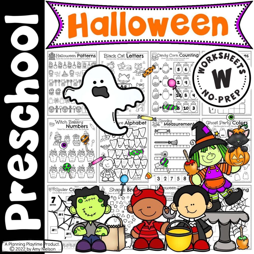 halloween worksheet for preschool halloween worksheet for preschool