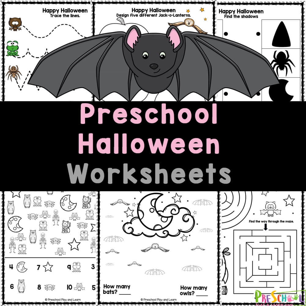 halloween worksheets preschool halloween worksheets preschool