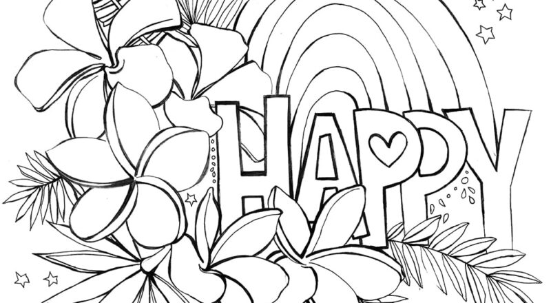 Hawai i Artists Share 38 Free Printable Coloring Sheets For Kids