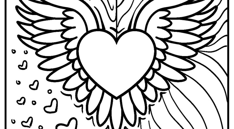 Hearts Coloring Pages Free Coloring Pages