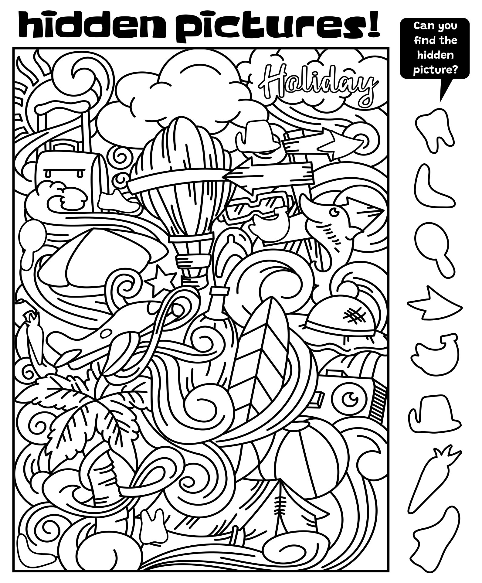 Hidden Object 20 Free PDF Printables Printablee Hidden Object 20 Free PDF Printables Printablee