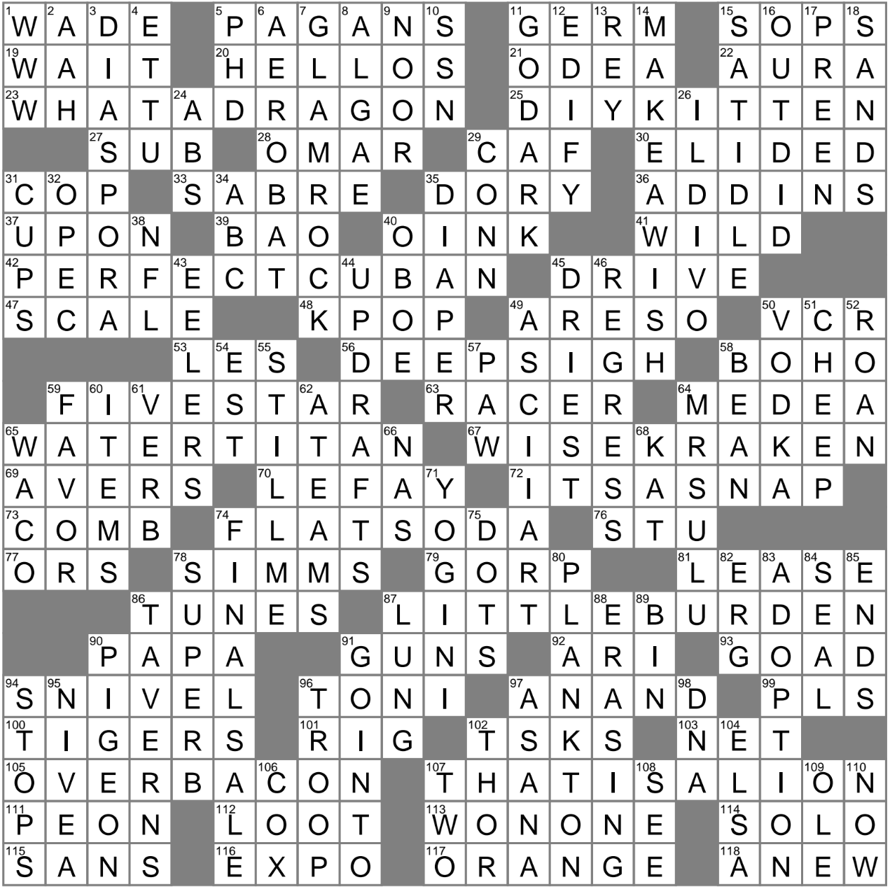 timeless nyt crossword