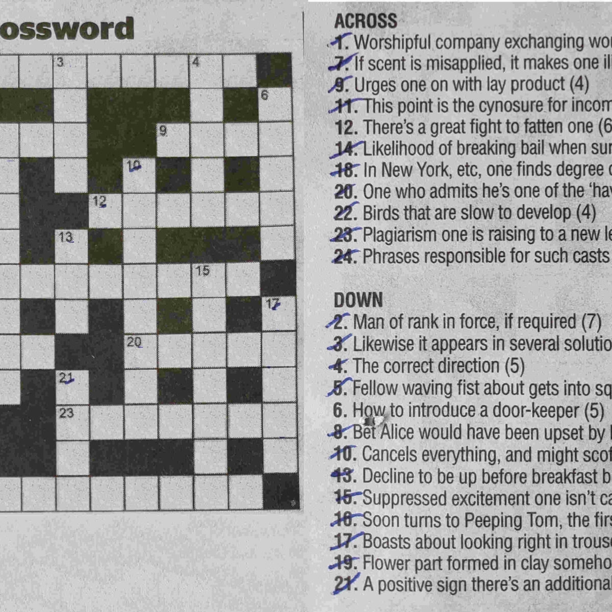 How To Do Cryptic Crosswords Bennettarium