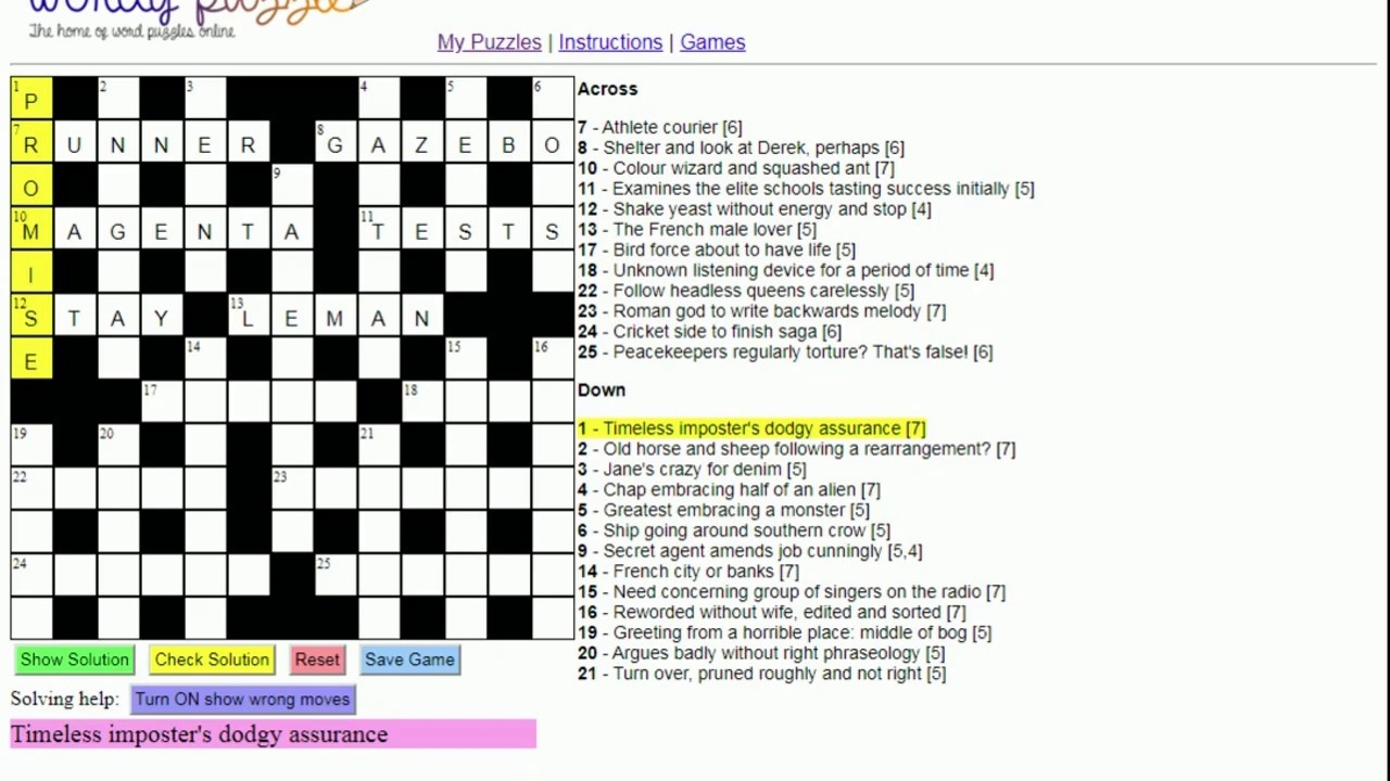 How To Solve A Cryptic Crossword YouTube